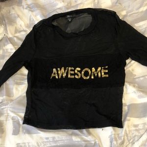 Dolls Kill Mesh long sleeve shirt